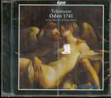CD image TELEMANN / 24 ODEN 1741 / MERTENS - REMY
